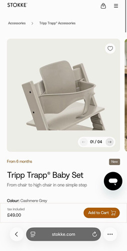 Stokke tripp trapp - tripp, baby